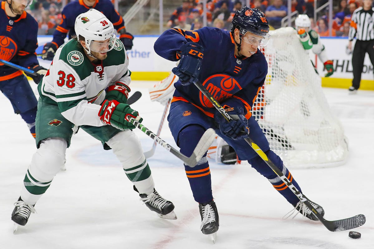 Caleb Jones is looking to break out for the Edmonton Oilers